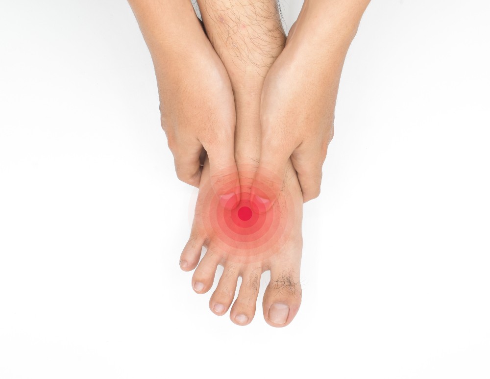 Foot pain caused by nerve problems